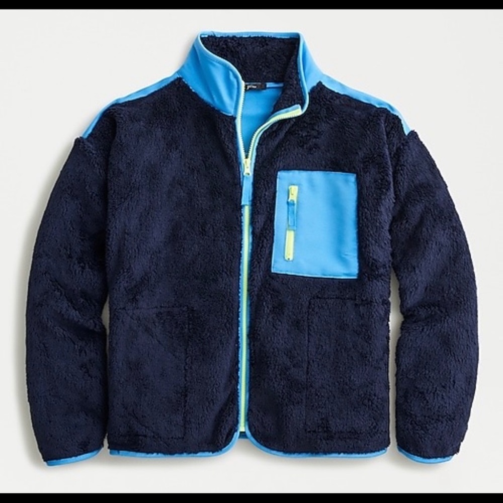 J Crew Women’s Superplush Sherpa Full Zip Jacket